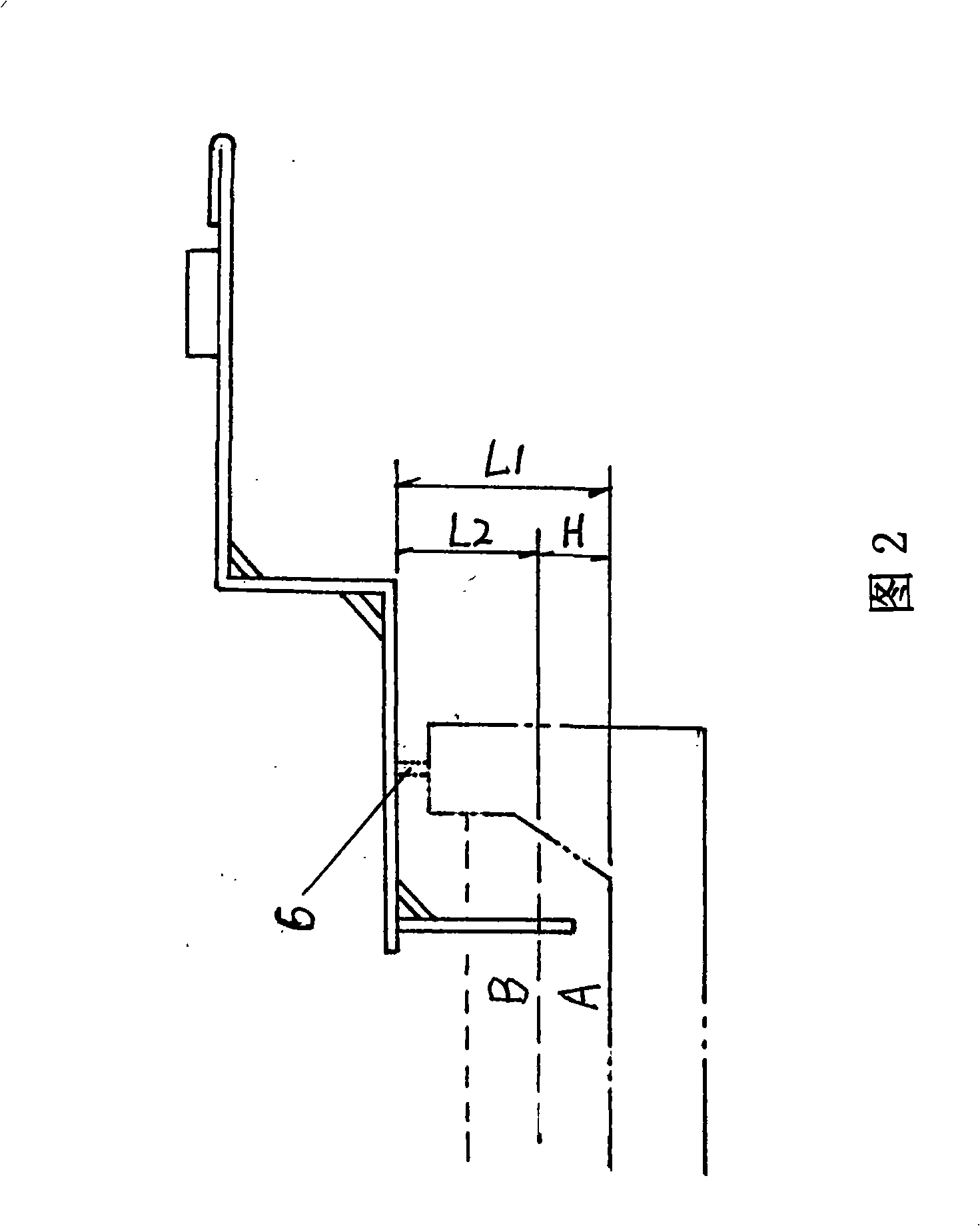 Aluminum liquid horizontal measurement method and tool