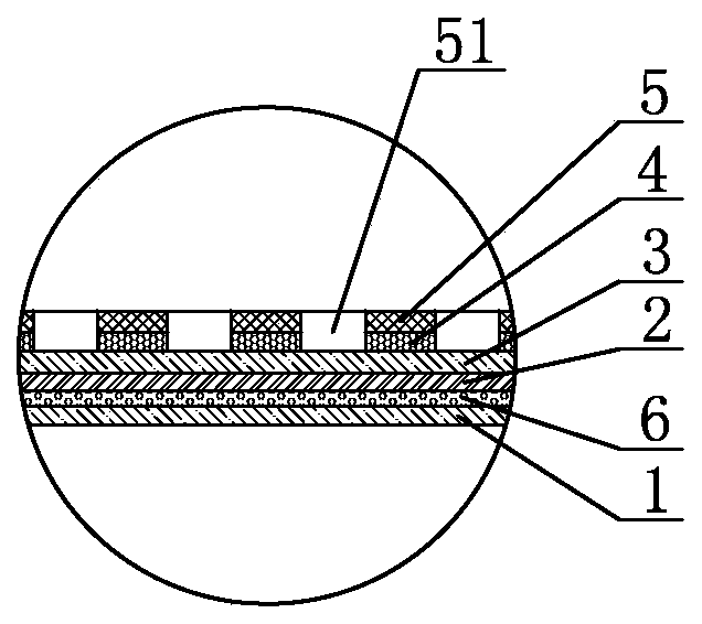 Double-surface internal pasted jet printing material