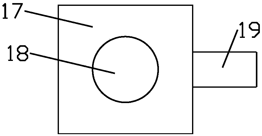 Drilling processing device for plate-shaped novel material