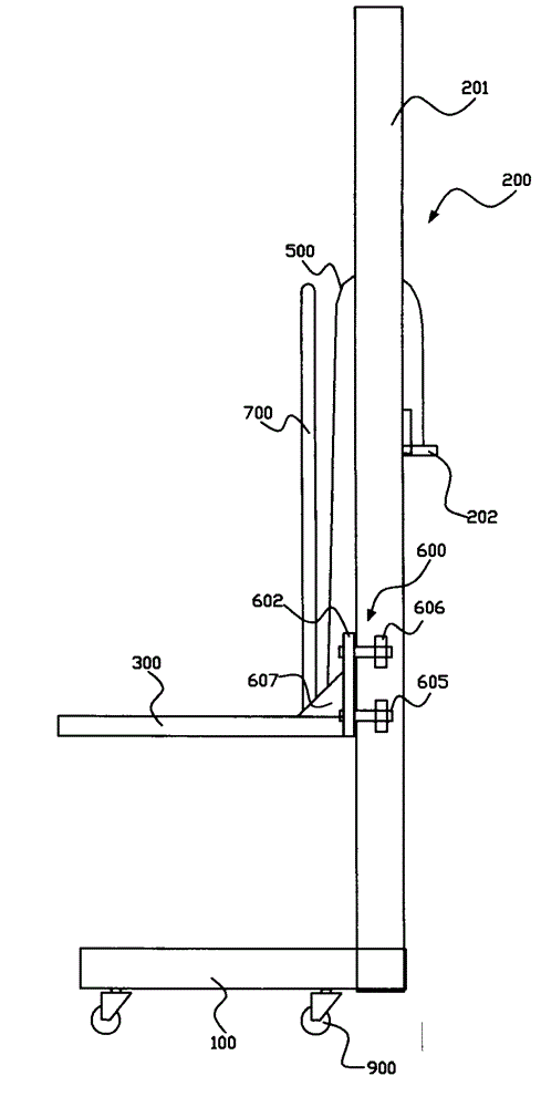 Vehicle-mounted lifting device