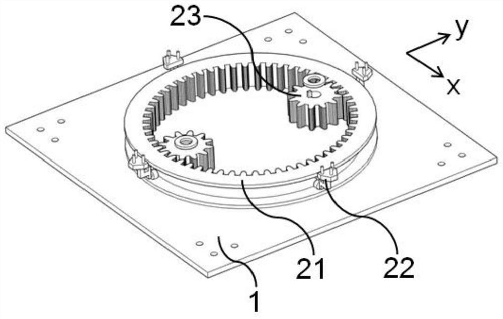 Two-dimensional magnetic force type nonlinear energy trap device and vibration absorption and energy consumption method