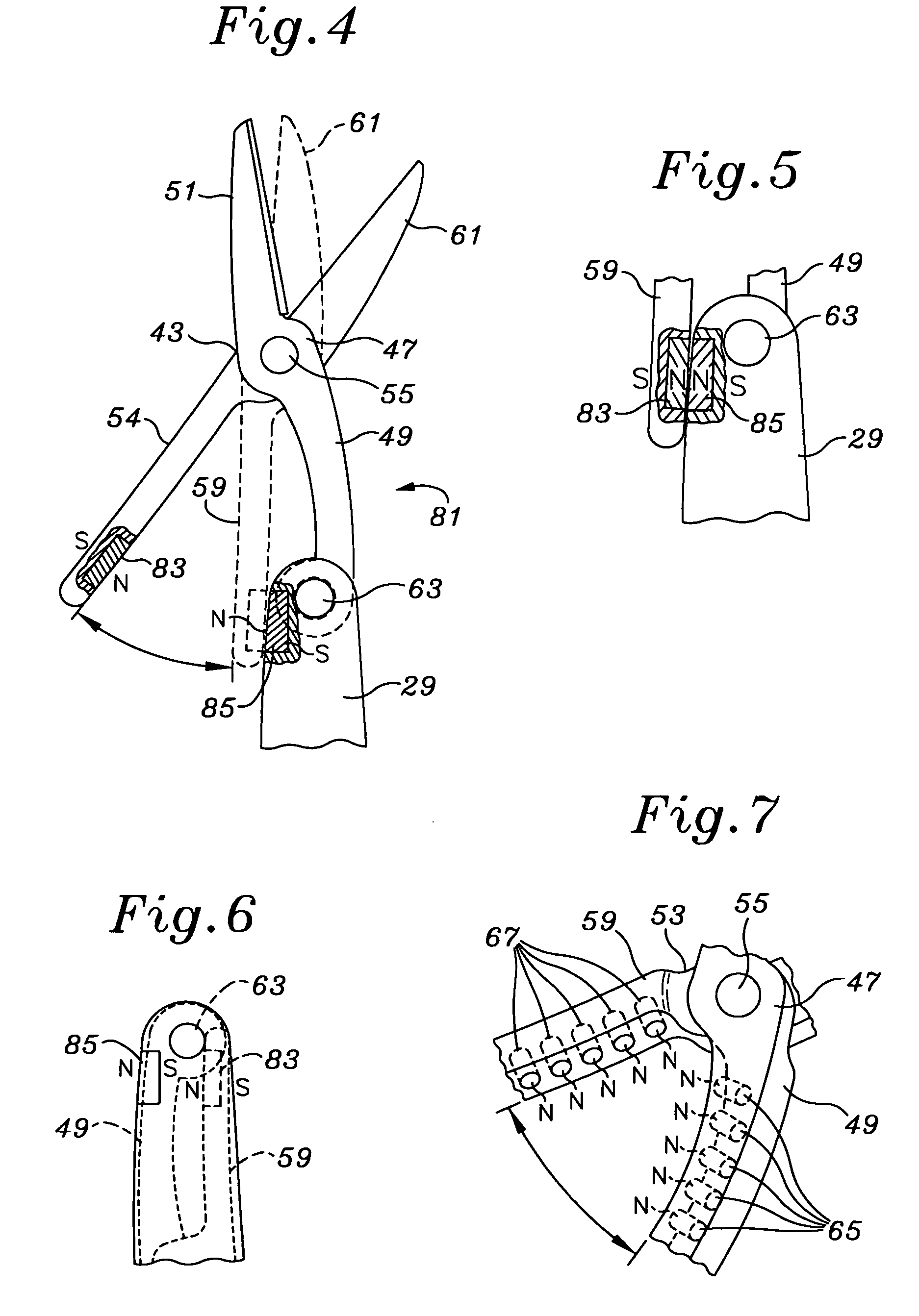 Magnet based angular force control