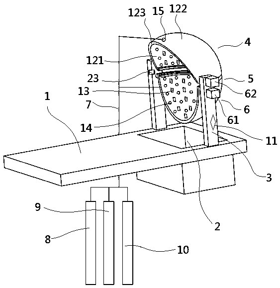 Intelligent massager for hair washing and blowing