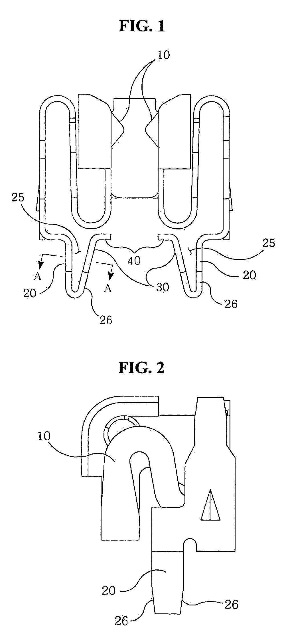 Receptacle connector for a battery in the mobile electric device