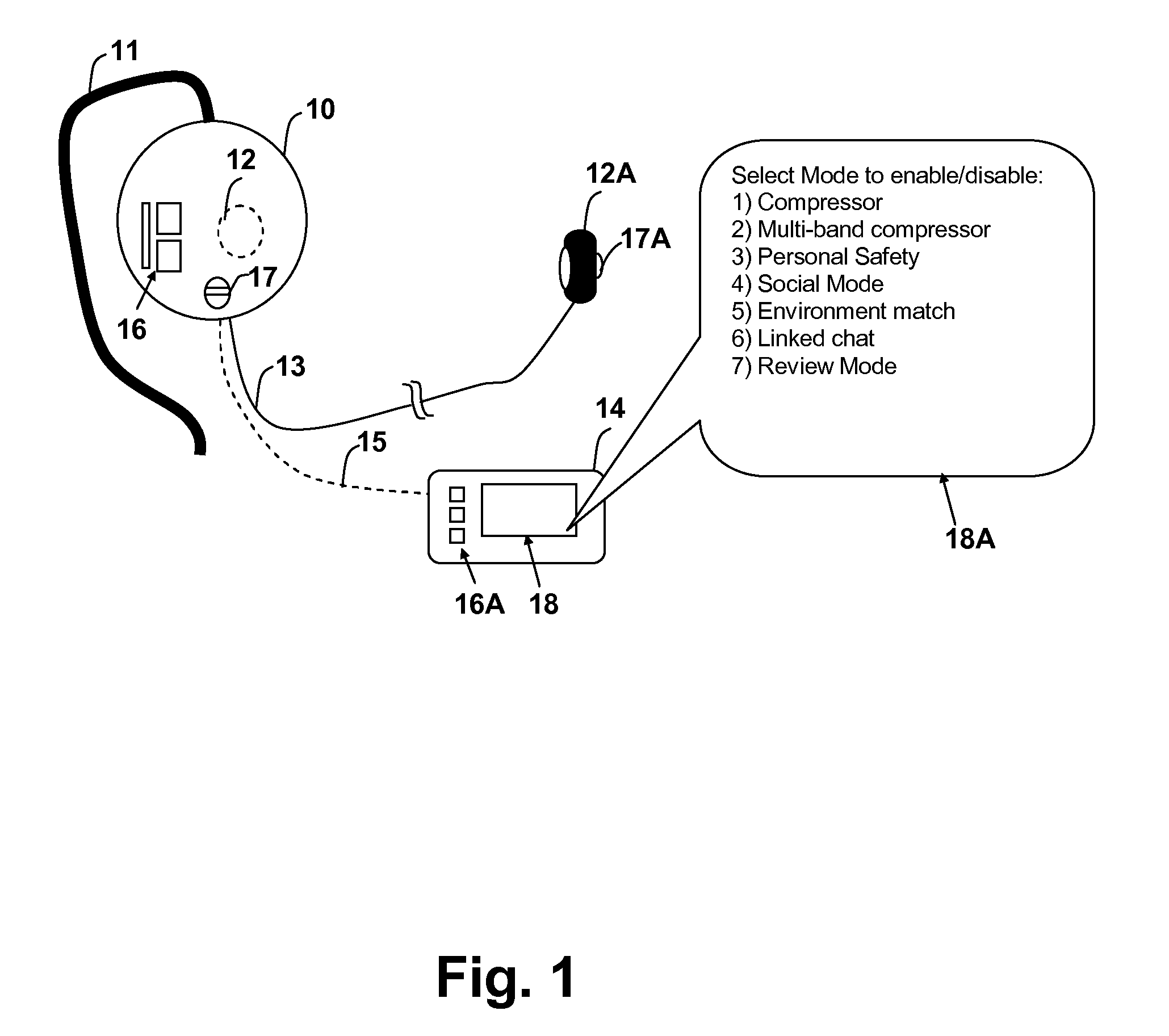 Ambient audio event detection in a personal audio device headset