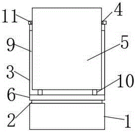 Security-improved multi-hole power distribution network cross-connecting cabinet