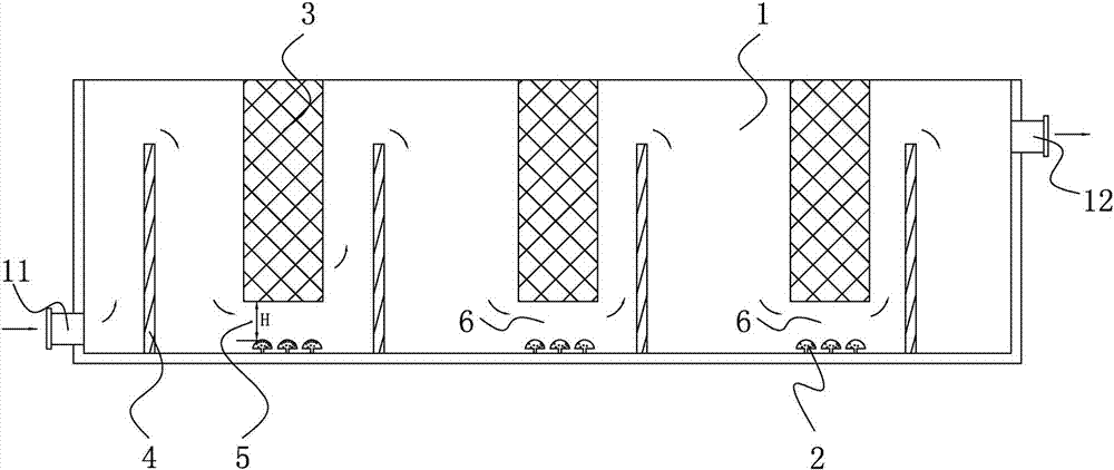 An Ozone Contact Reaction Tank with Gas-Water Rapid Mixing