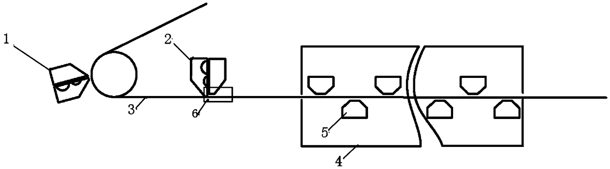 Simulation calculation method for a double-face slit coating contact type die head