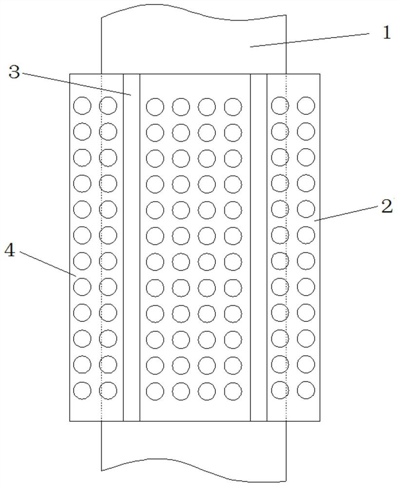 Breeze vibration suppression device of power transmission tower