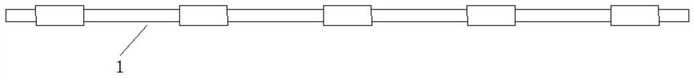 Breeze vibration suppression device of power transmission tower