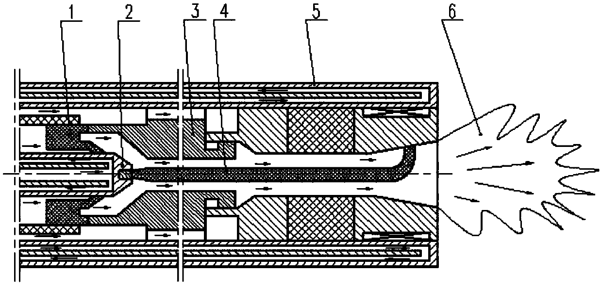 Magnetic rotating arc plasma generator