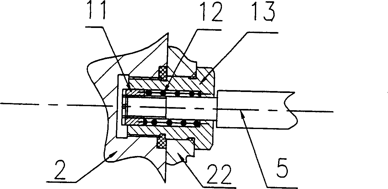 Valve of double non-return device with synchronous sealed actuating device