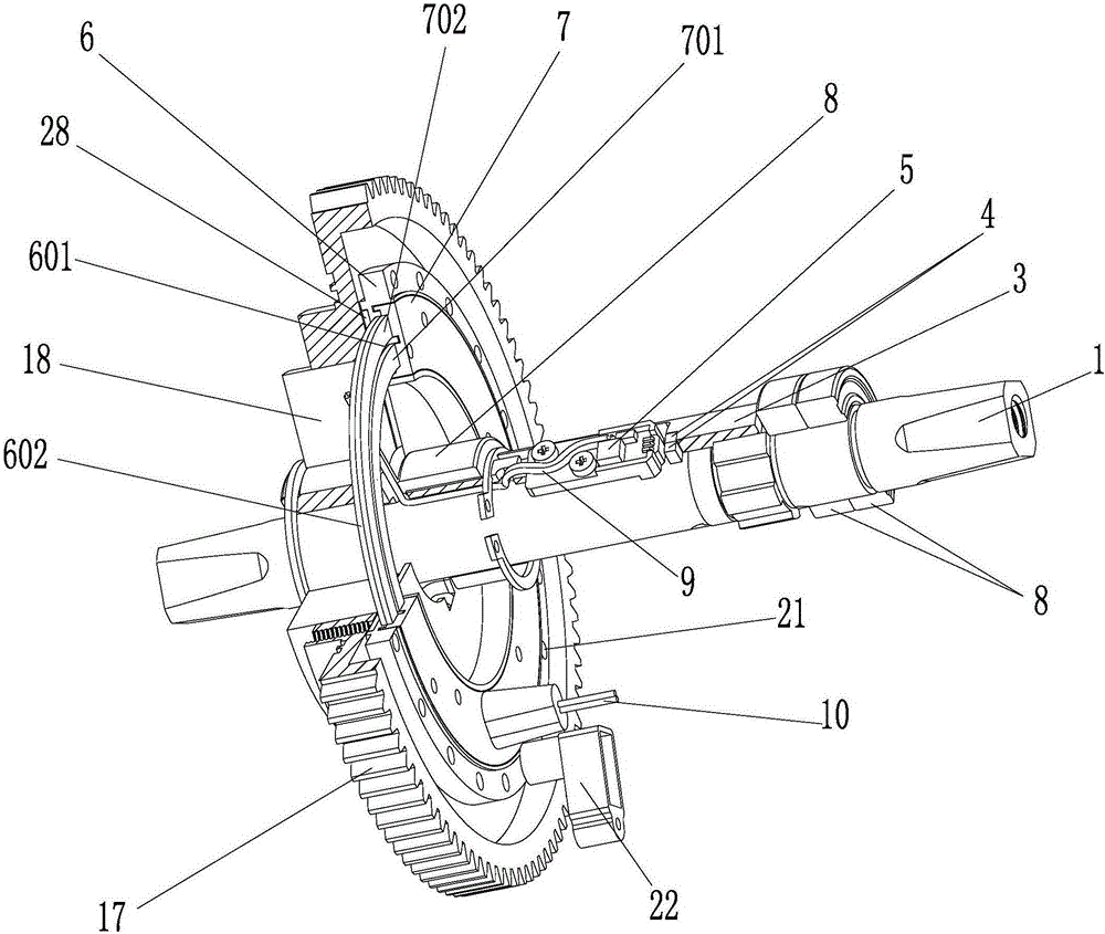 Electric Bicycle Center Axle Torque Sensing Device