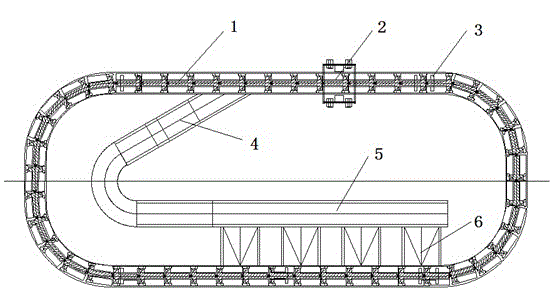 Tilting pan type high-speed automatic baggage sorting machine