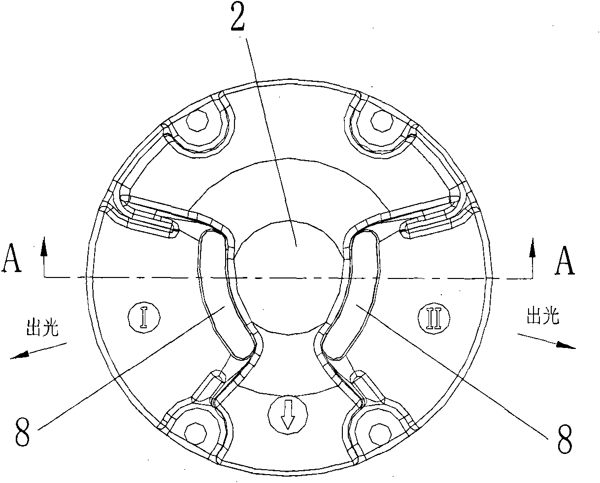 Airfield runway LED center line light