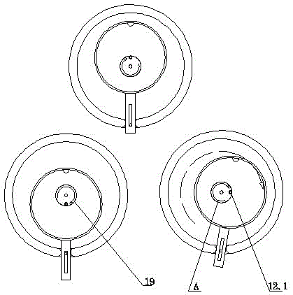 Rotary swing airflow frying pan and method thereof