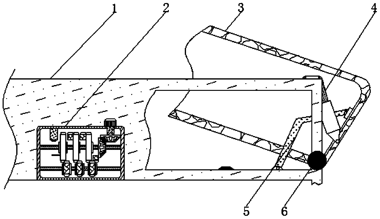 Intelligent security door opening and closing device based on electrorheological fluid