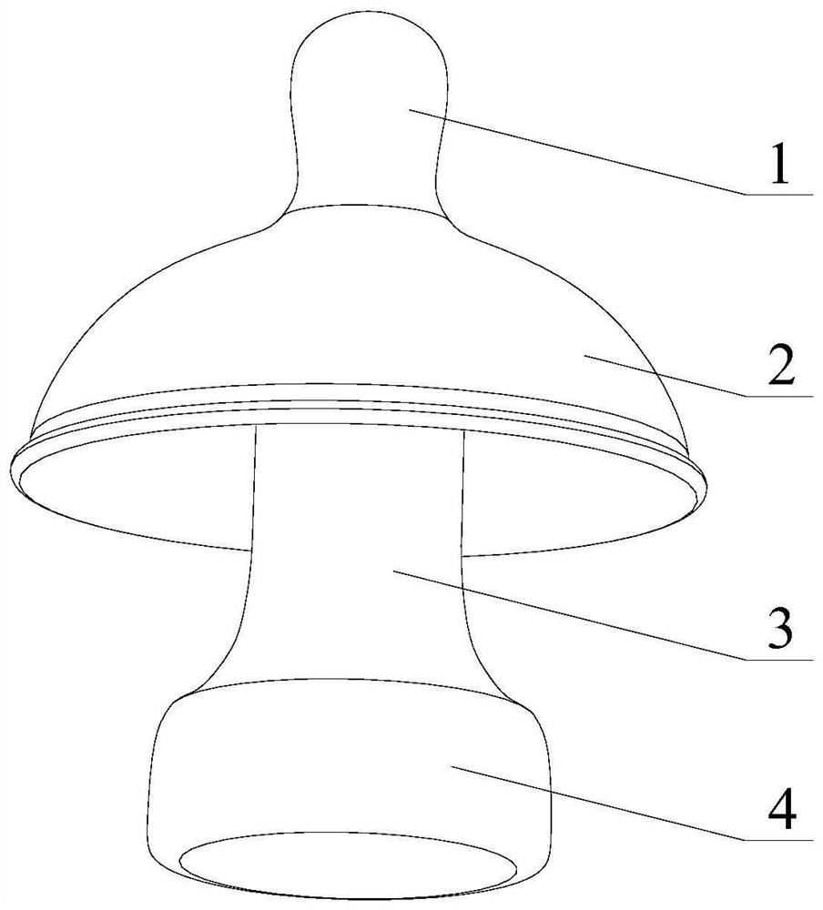 Direct drinking nipple