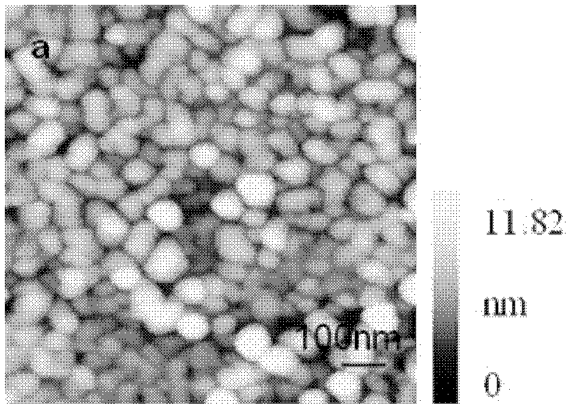 Preparation method of small-size density-controllable silicon nanodot array