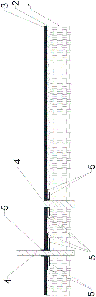 Full-seal waterproof system of concrete construction project