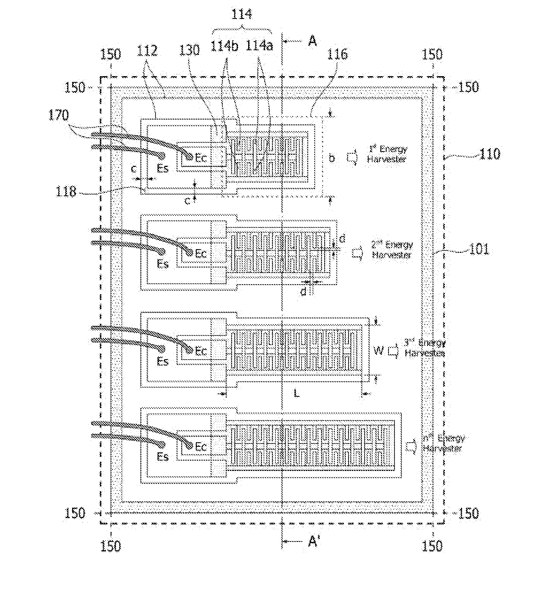 Piezoelectric micro energy harvester and manufacturing method thereof