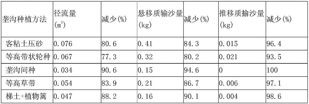 Ridge and furrow planting method to prevent and control desertification in the dry cultivated land of granite red soil in southern China