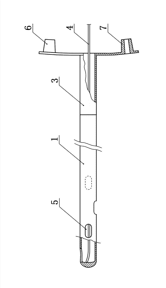 Porous nasogastric tube with fixing device and guide wire