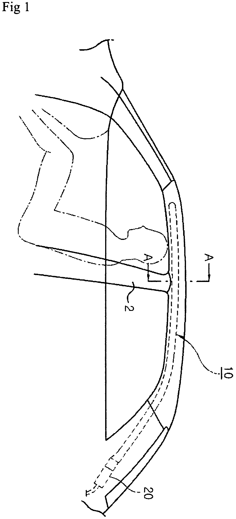 Automobile side airbag guide plate