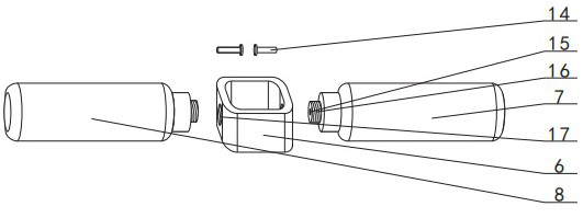 Internal cleaning device for lubricating oil pipeline of steam turbine generator unit