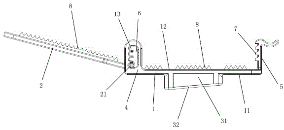 Knapsack clamp