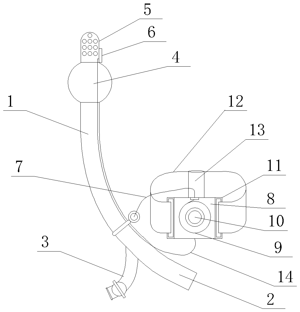 Induction urinary catheterization traction tube device