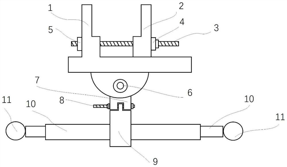 DR equipment clamping device suitable for on-site complex environment