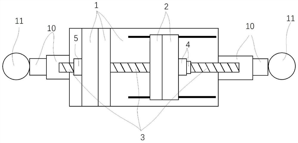 DR equipment clamping device suitable for on-site complex environment