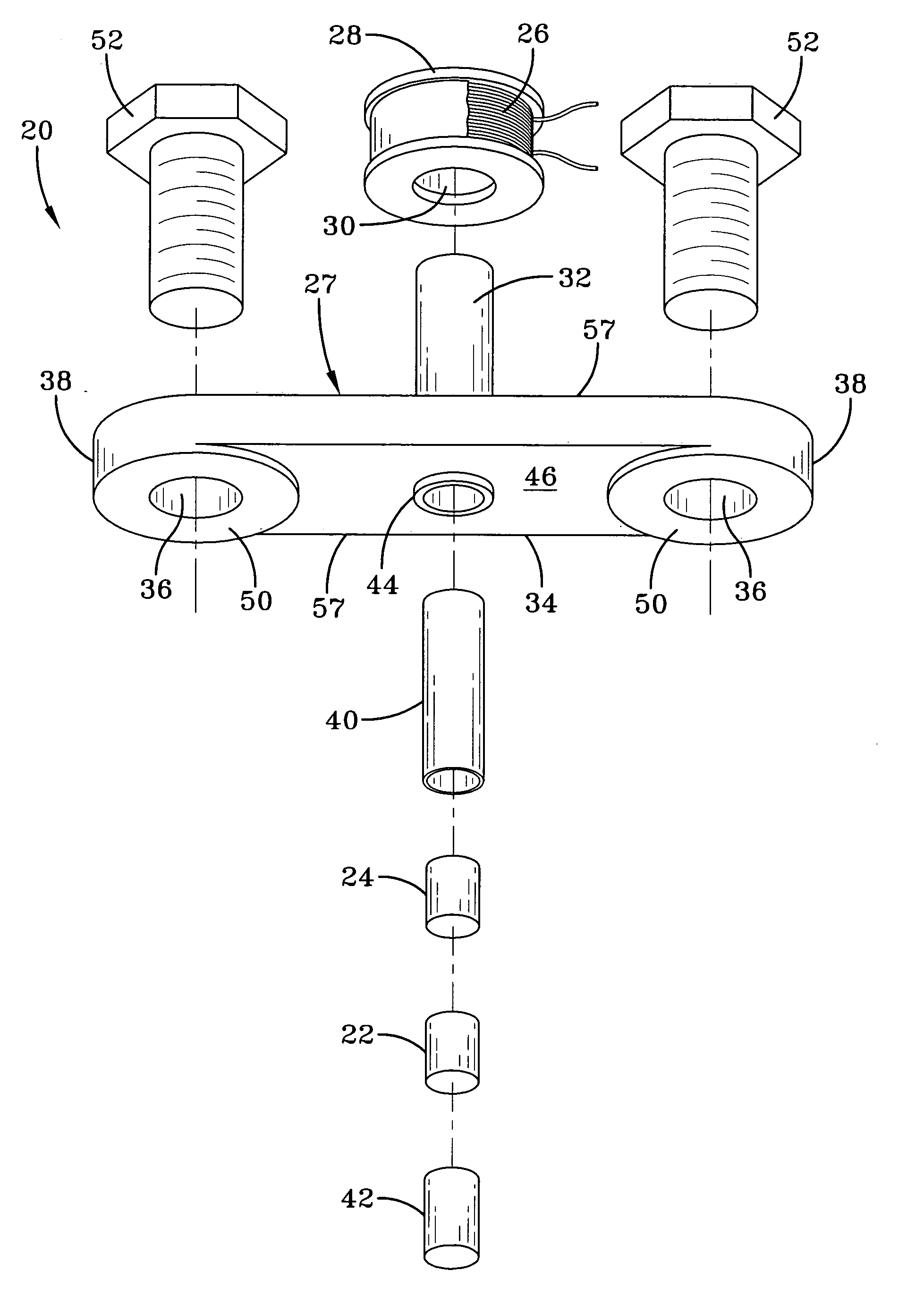 Magnetostrictive stress wave sensor