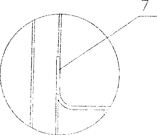 Glass liner structure of vacuum electric heating vessel