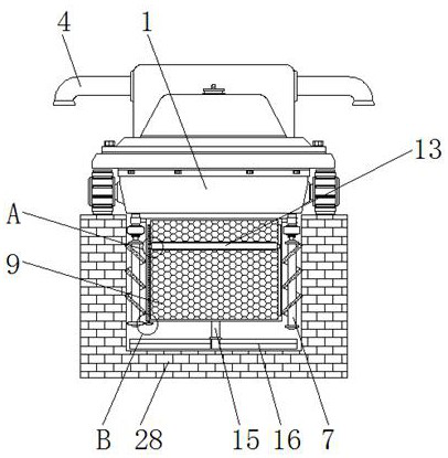 Ditch sludge disposal device capable of automatically collecting sludge and used for water conservancy project