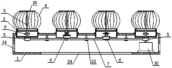 Wind collection power generating device