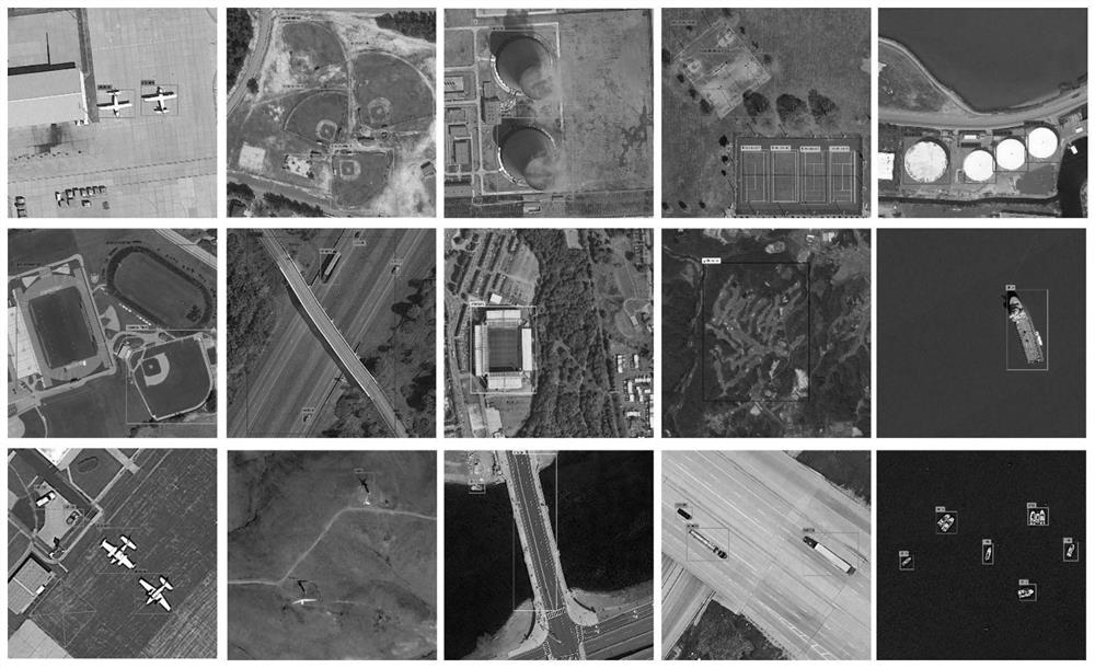 Weak supervision remote sensing target detection method based on hybrid hole convolution