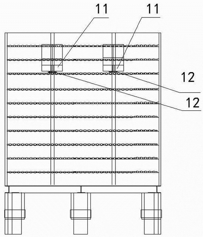 Multi-layer horizontal rotation circulation grain dryer