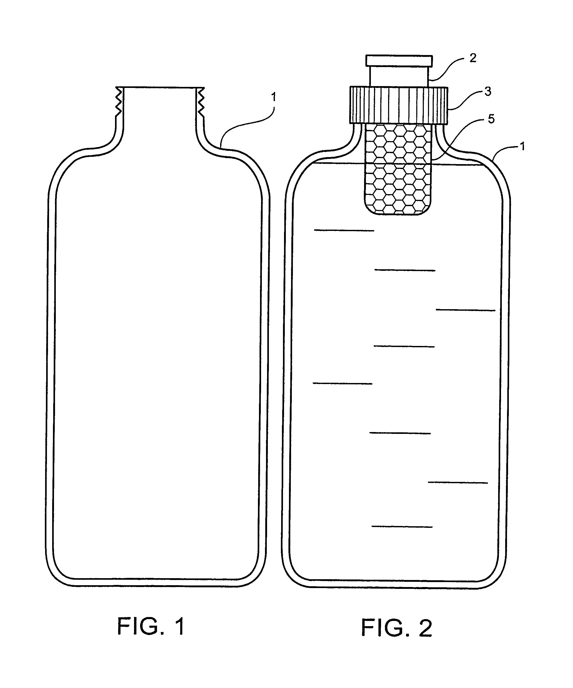 Reusable water bottle with integrated disposable cap and filter