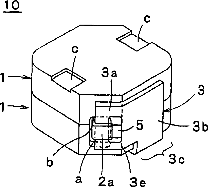 Surface mount coil component