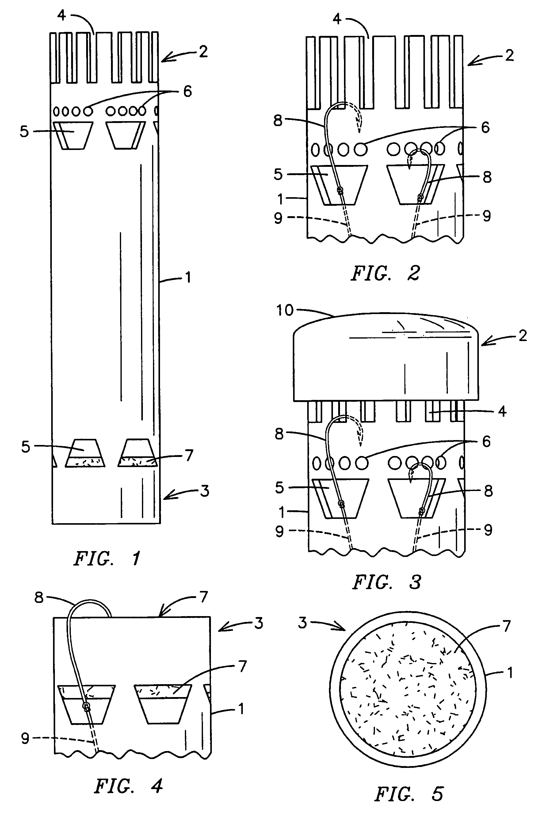 Fishing leader holder and method