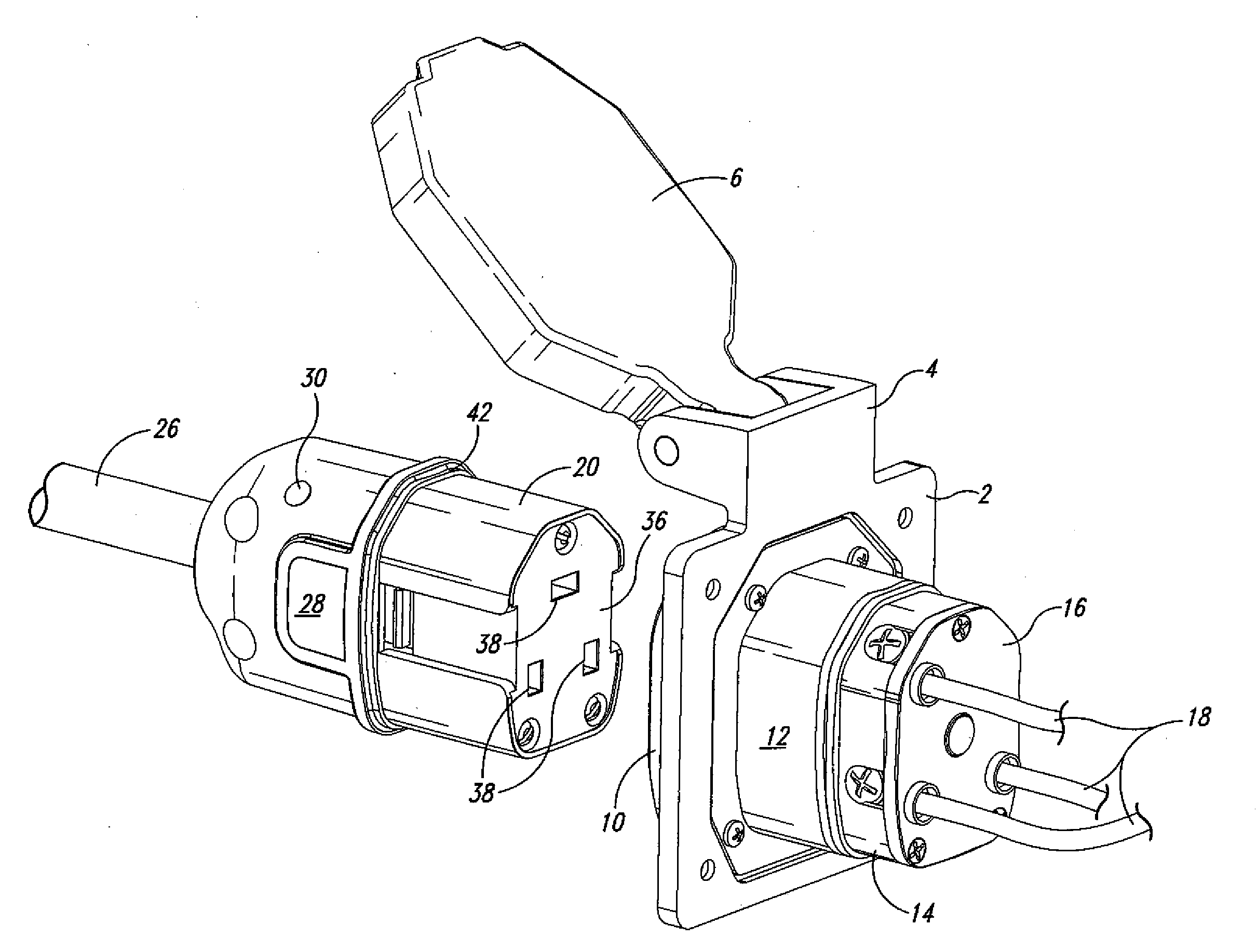 Weatherproof connector