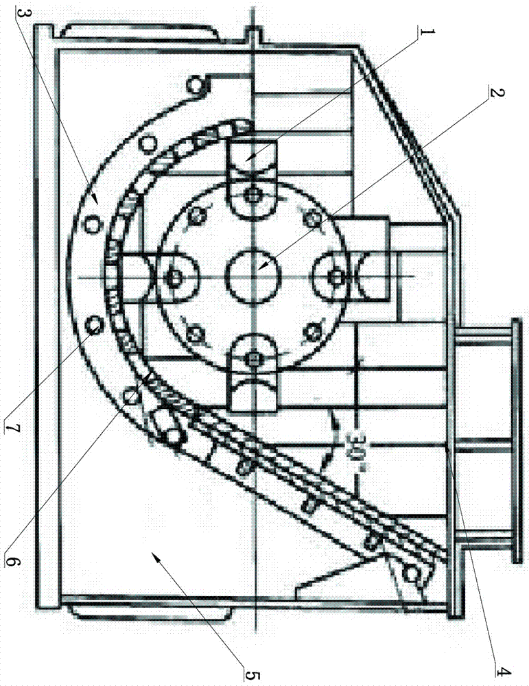 Hammer piece type wear-resisting grinder