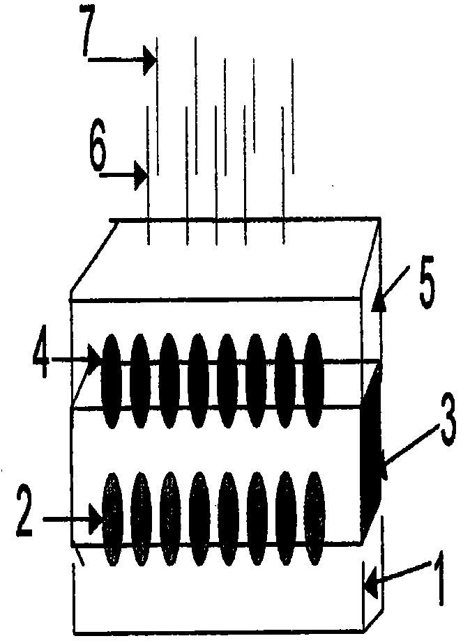 Biological molecular detection method based on multilayer colloidal crystal