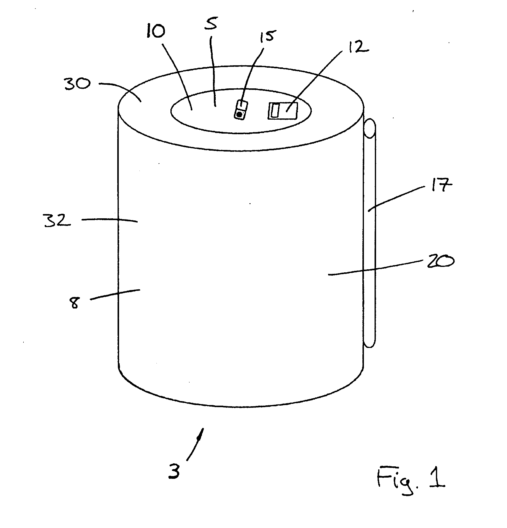 Self-contained temperature-change container assemblies