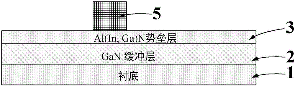 Material structure of GaN-base enhancement-mode electronic device