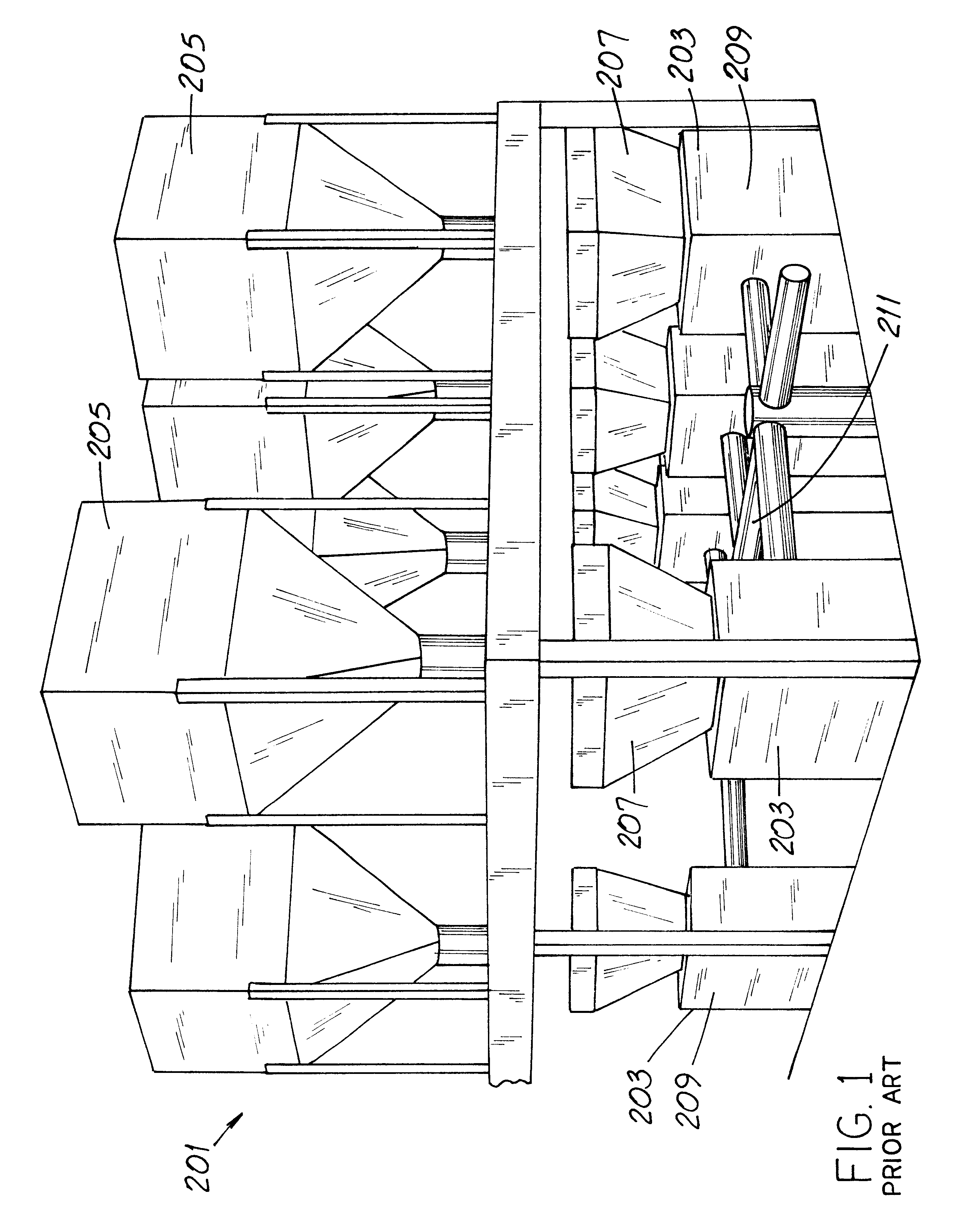 Bulk-solid metering system with laterally removable feed hopper