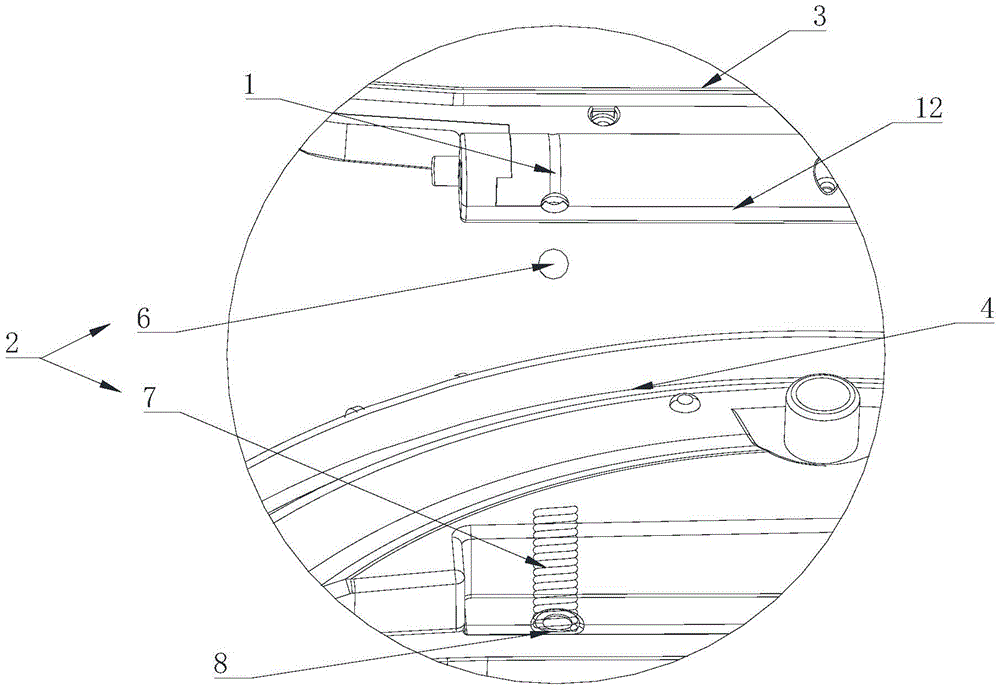 Washing machine cover body folding structure and washing machine