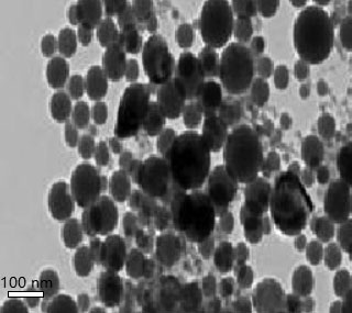 Device and method for continuously preparing aluminum-nickel-cobalt nanoparticles